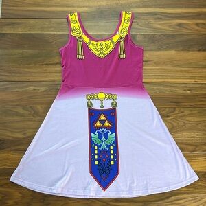 Legend of Zelda Princess Zelda Ocarina of Time Skater Dress A Line